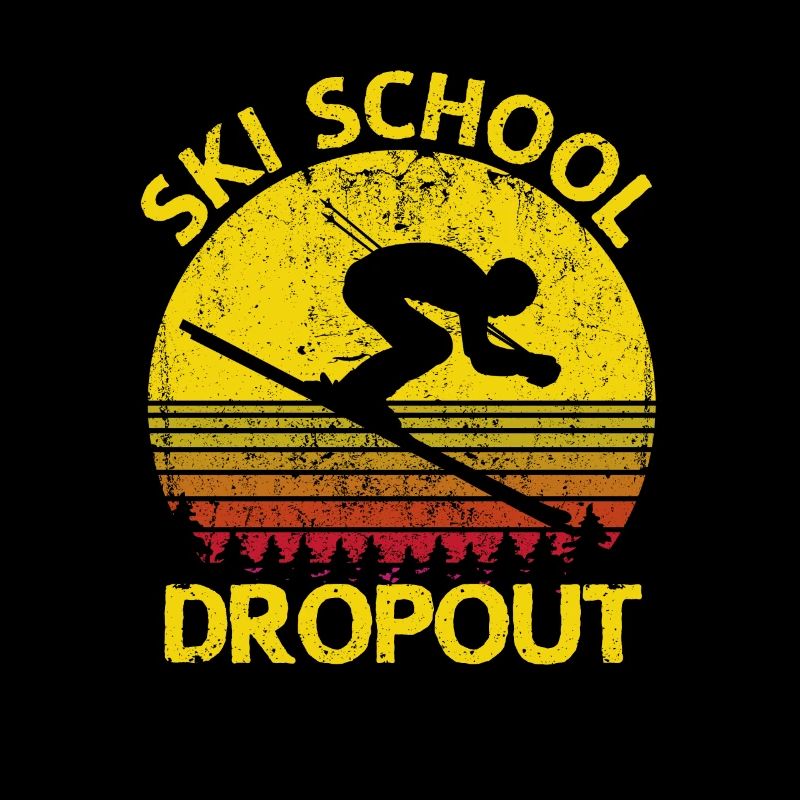 Les décrocheurs de l’école de ski drôles d’amateurs de ski