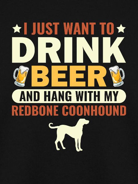 Redbone Coonhound Hund Geschenk