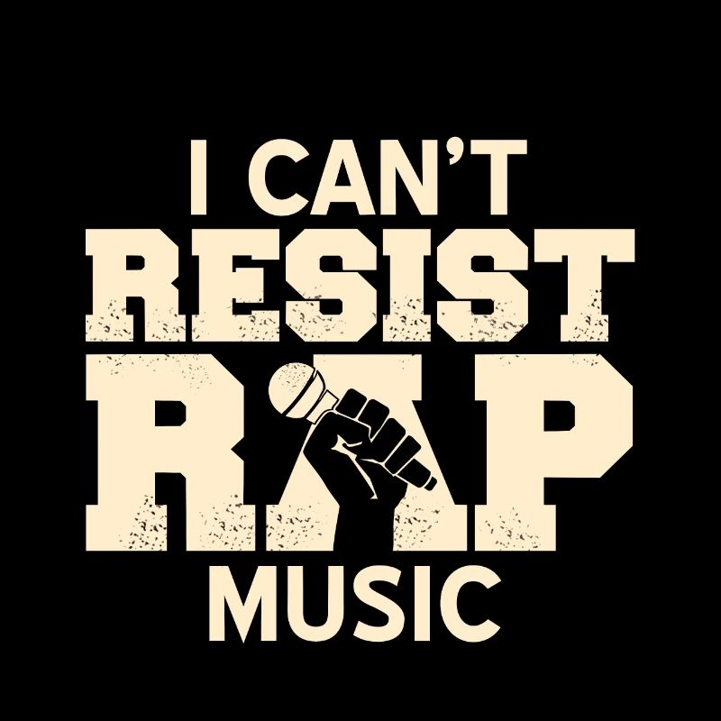 I Can't Resist RAP Music Retro Cool Rap Lover