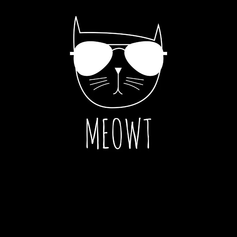 Miau Katze Sonnenbrille Coolness