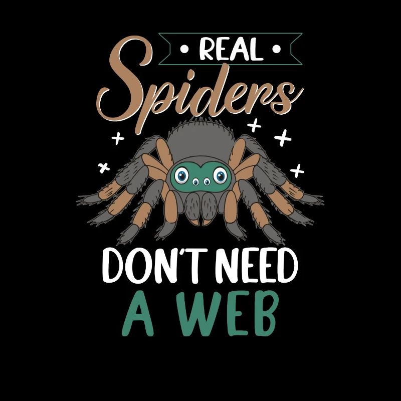 Real Spiders Don't Need A Web, Springspinne