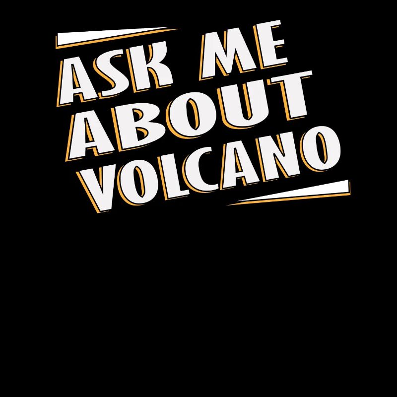 Fragen Sie Mich Nach Einem Geschenk Mit Vulkan