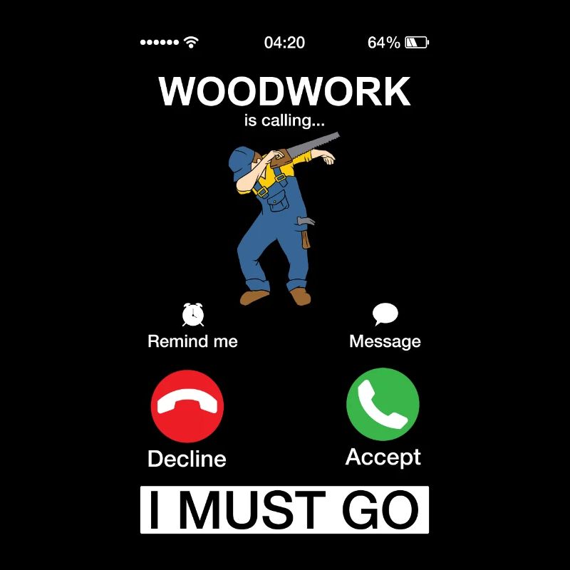Woodwork appelle Funny Dabbing Carpenter Humor