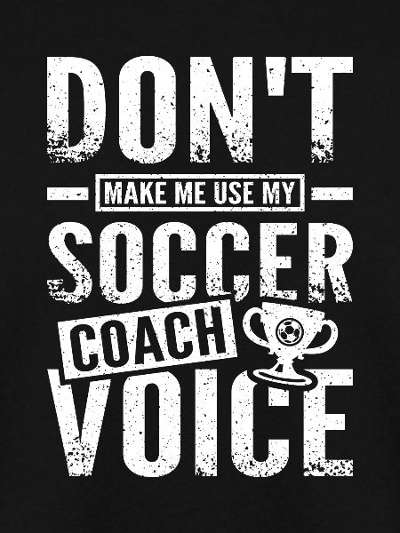 Soccer coach voice