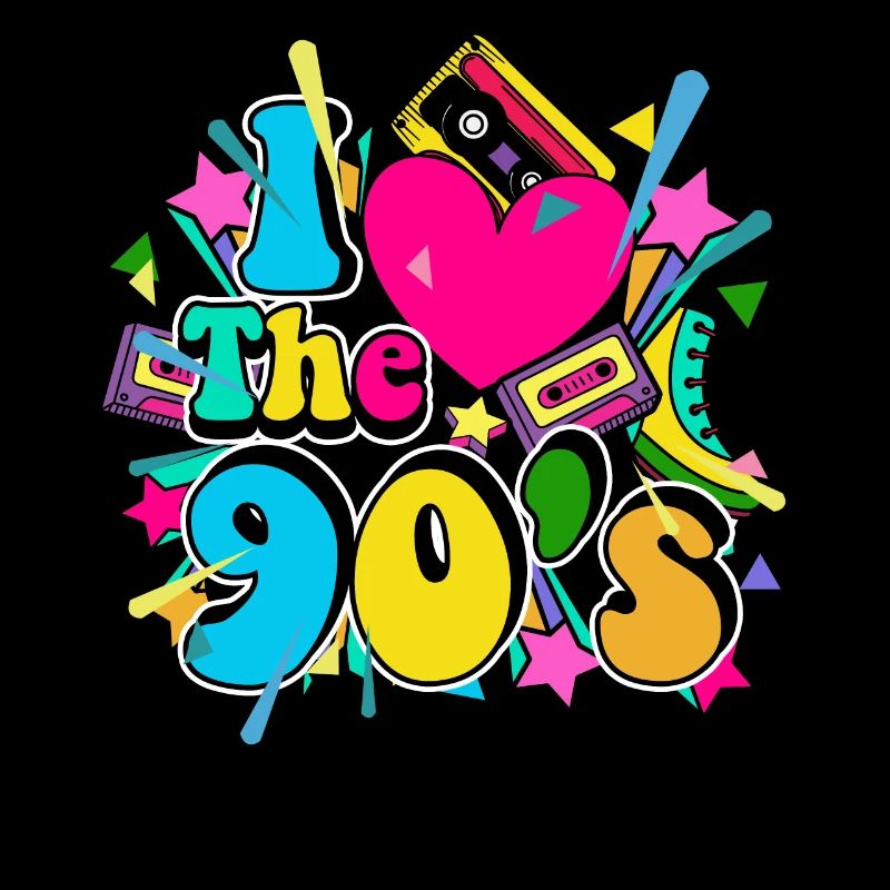 I love 90s Disco 1990 Musik