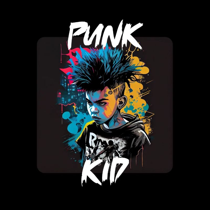 Style graffiti - Cool Punk Kid 9