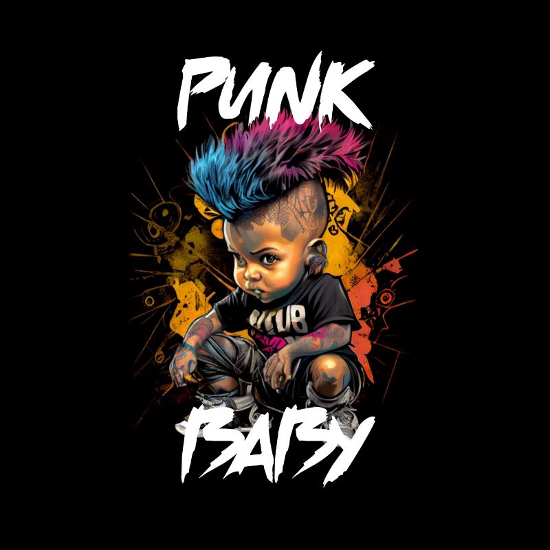 Graffiti Style - Cool Punk Baby 1