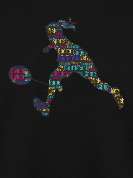 Badminton Federball Spieler