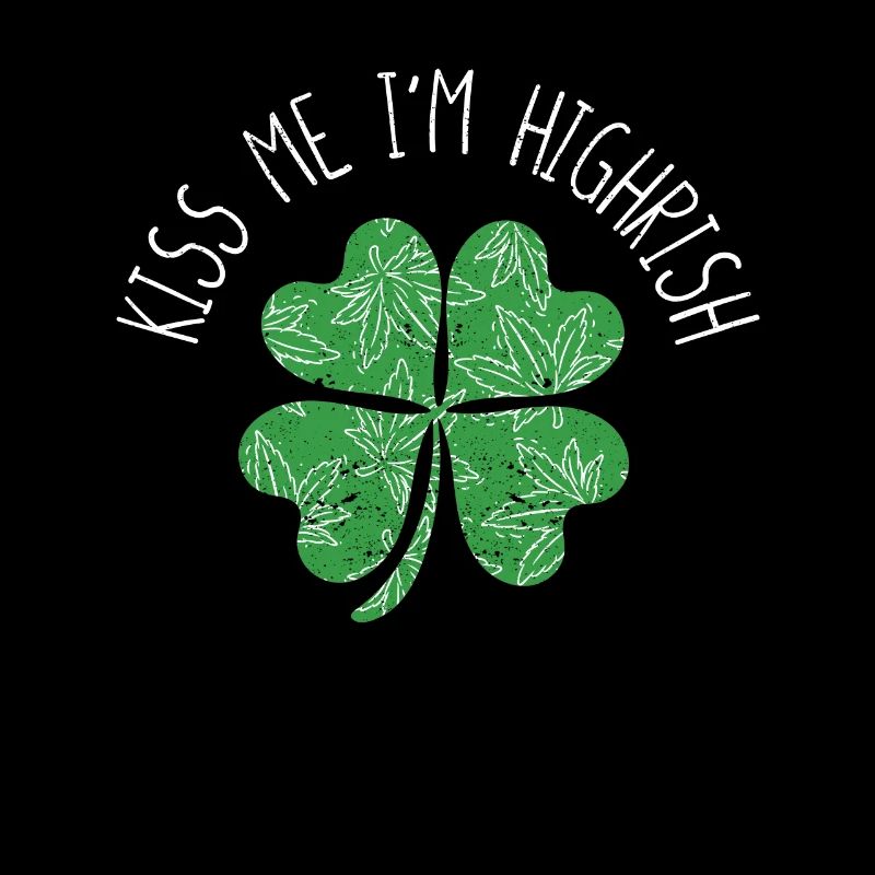 Embrasse-moi à Highrish Irish St Patrick’s Day Grass