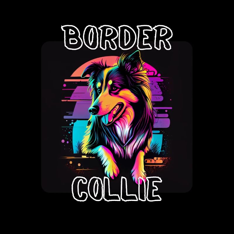 Style graffiti - Cooler Border Collie 2