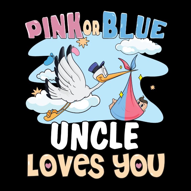 Pink or Blue Uncle Loves You Best Uncle Ever