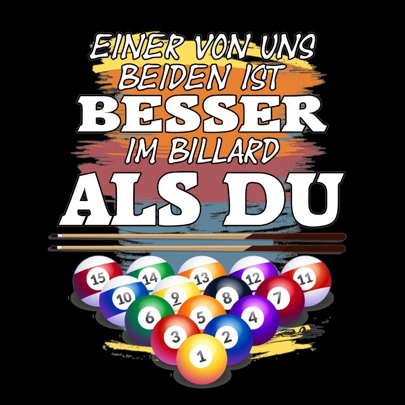 Billardtisch - Billiard-Spieler