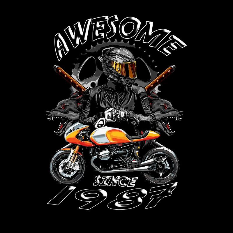 Awesome since 1987, Biker Geburtstag