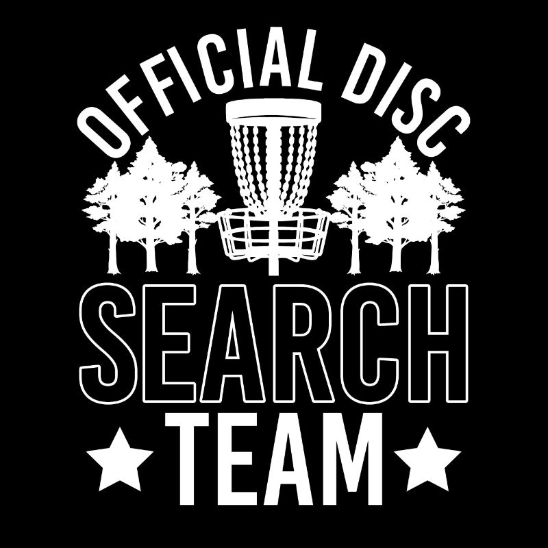 Équipe officielle de recherche de disques Disc Golf Course Frisbee