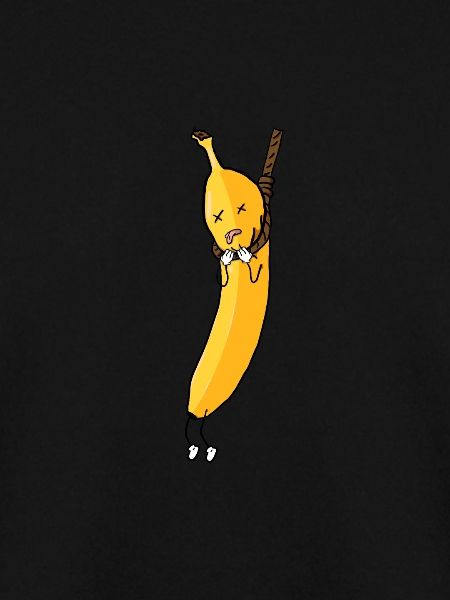 Gehängte Banane Comic Gezeichnet