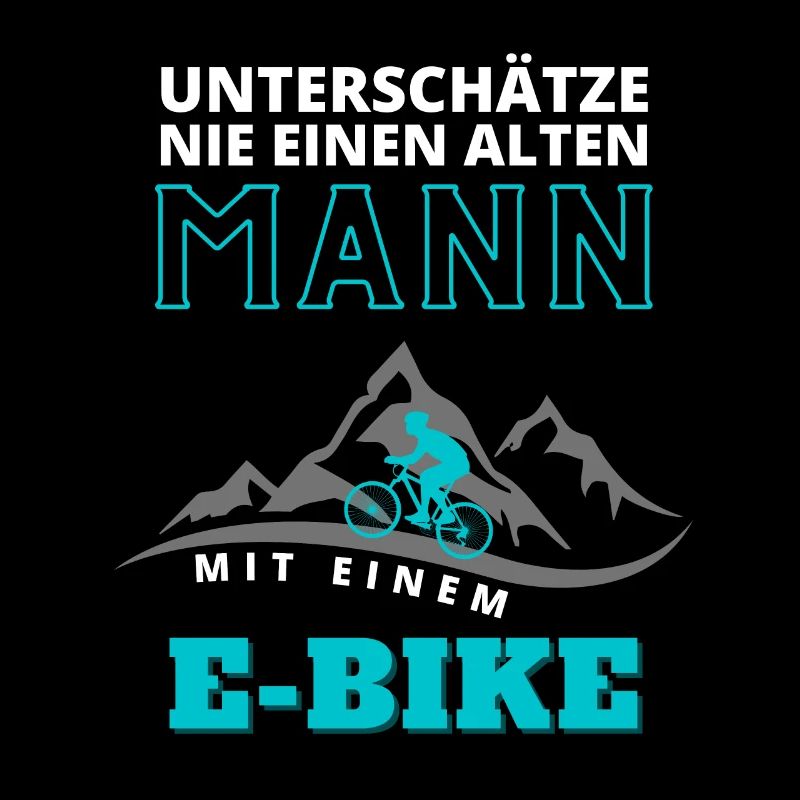 Alte Männer mit E-Bike