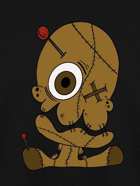 Voodoo Puppe Comic Gruselig