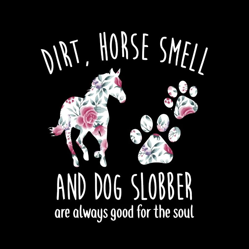 L’odeur de cheval de terre et le slobber de chien sont toujours bons