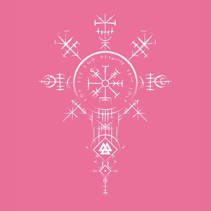 Celtic Vikinger Vegvisir compas Vikings