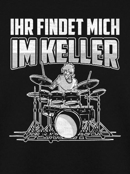 Schlagzeuger Geschenkidee Keller