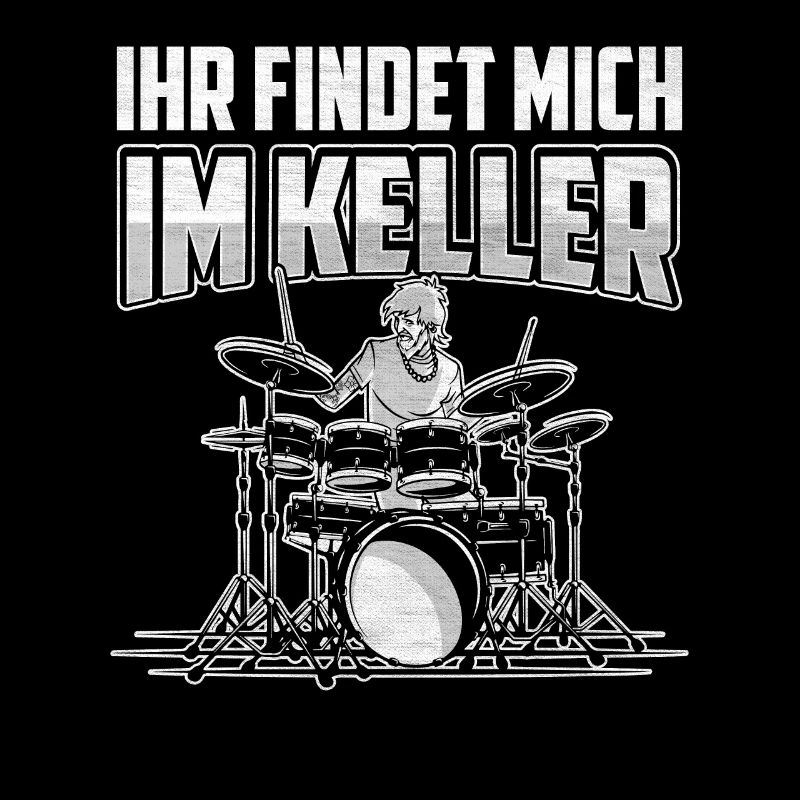 Schlagzeuger Geschenkidee Keller