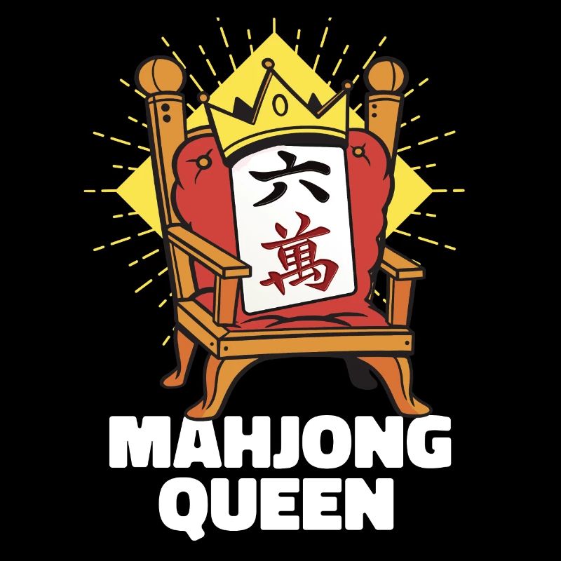 Drôle de dessin animé Mahjong Queen