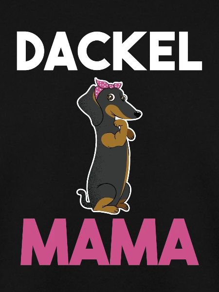 Hund Dackel Mama