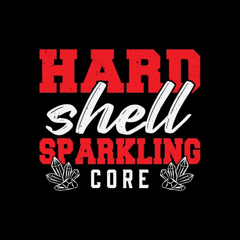 Hard shell sparkling kernels Collecting ores from