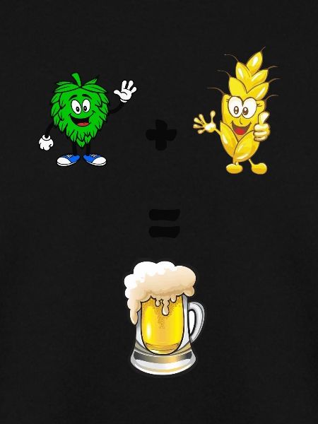 Gerste und Hopfen Bier