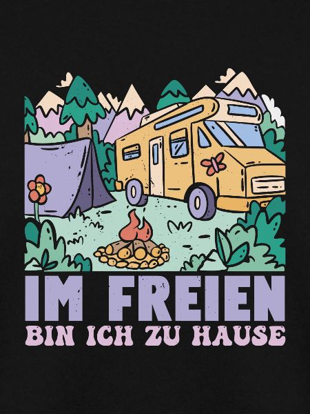Wohnwagen Wohnmobil Camping Spruch