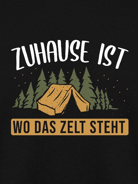 Wohnwagen Wohnmobil Camping Spruch