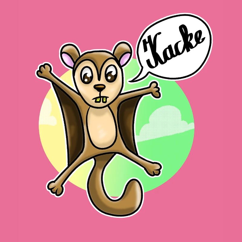 Fluchhörnchen Flughörnchen Gleithörnchen Kacke