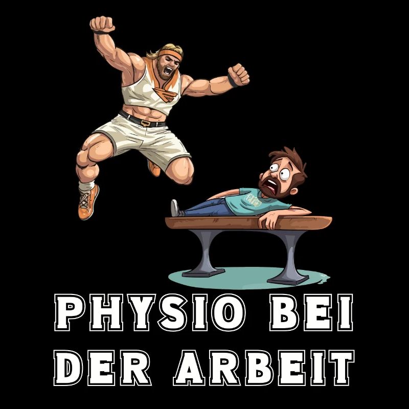 Physio bei der Arbeit
