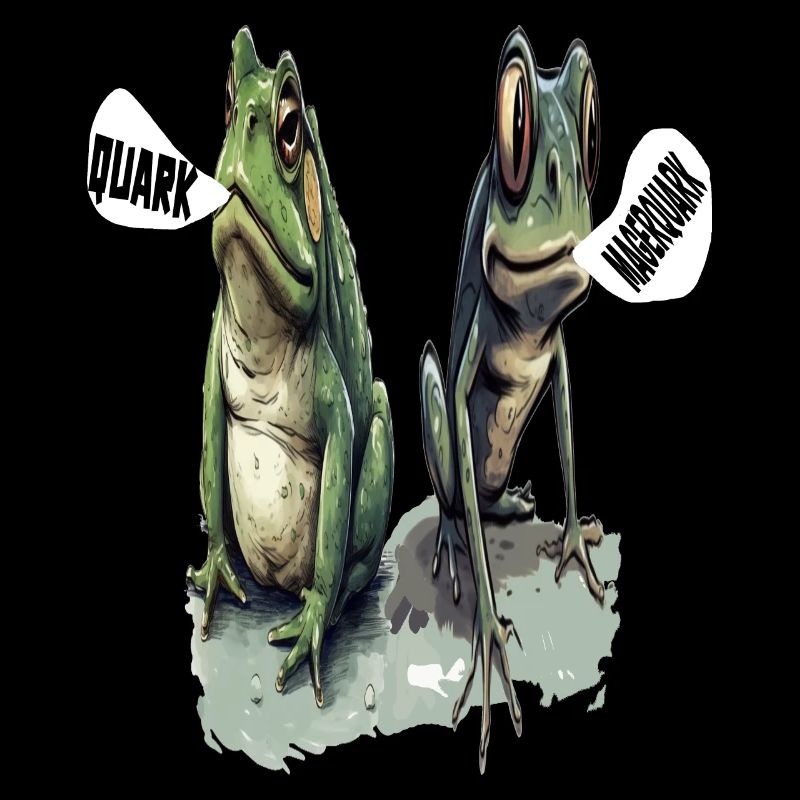 Frosch Kaulquappe Quark Diät Magerquark Wortspiel