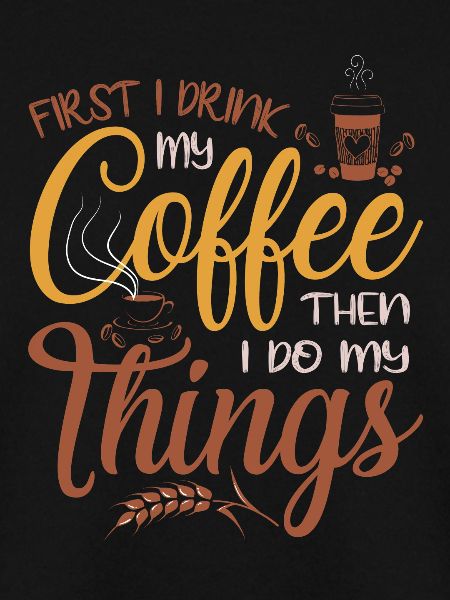 Frist i drink coffee