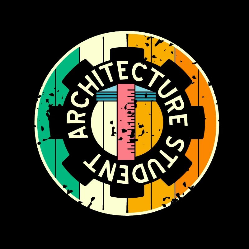 Architecture Student Retro Vintage Architect