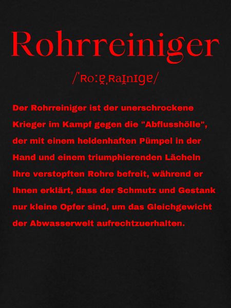 Rohrreiniger Definition