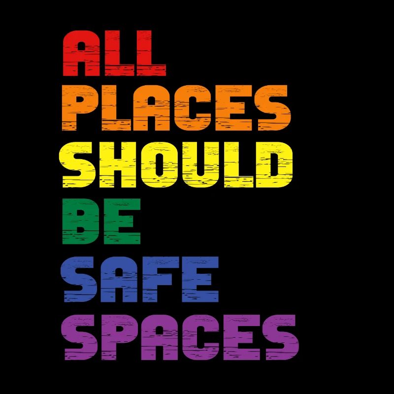Alle Orte sollten sichere Orte sein Gay Pride Verbündeter