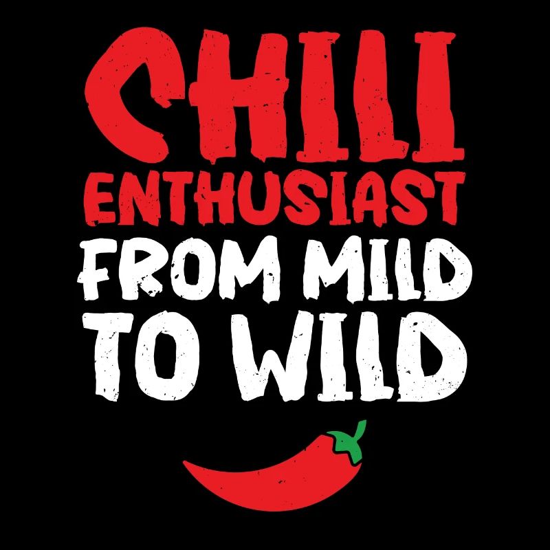 Red Pepper Spicy Funny Chili Enthusiast From Mild