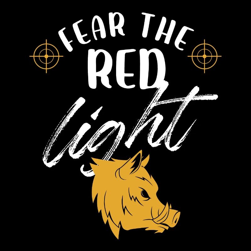 Fear the red light hog hunting