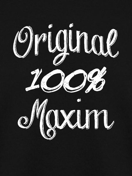 Original 100% Maxim