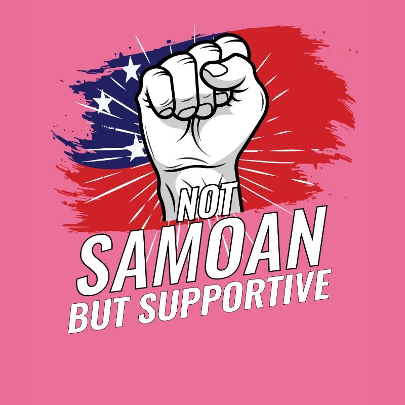Pas samoan mais un pays de soutien au drapeau des Samoa