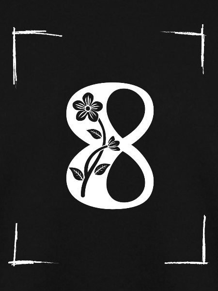 number 8 initial