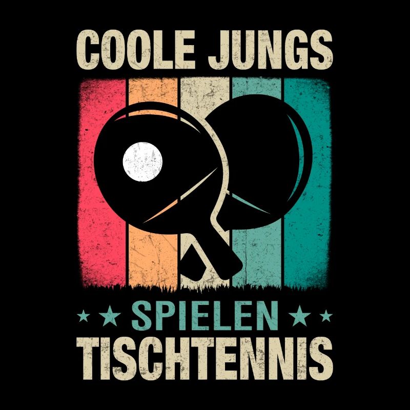 Coole Jungs spielen Tischtennis