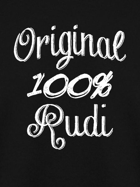 Original 100% Rudi