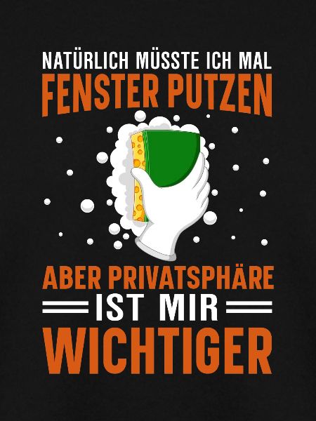 Fenster putzen Privatsphäre Geschenkidee