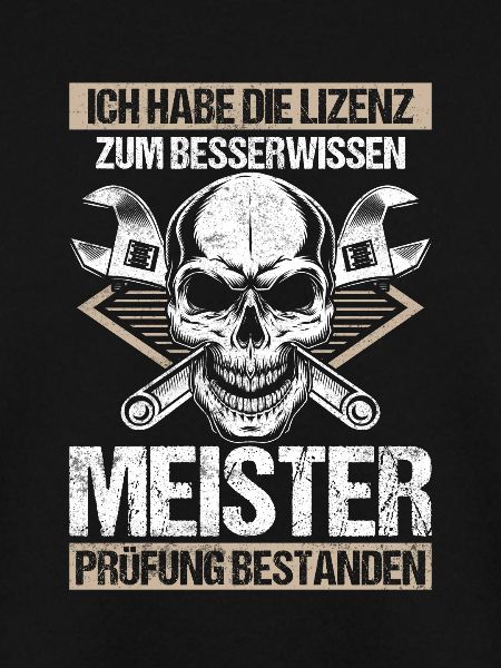 Meisterprüfung Geschenkidee Lizenz