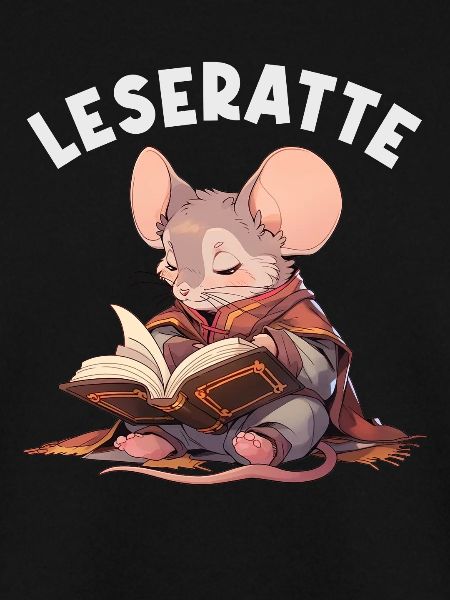 Leidenschaftlicher Leser Leserin Leseratte