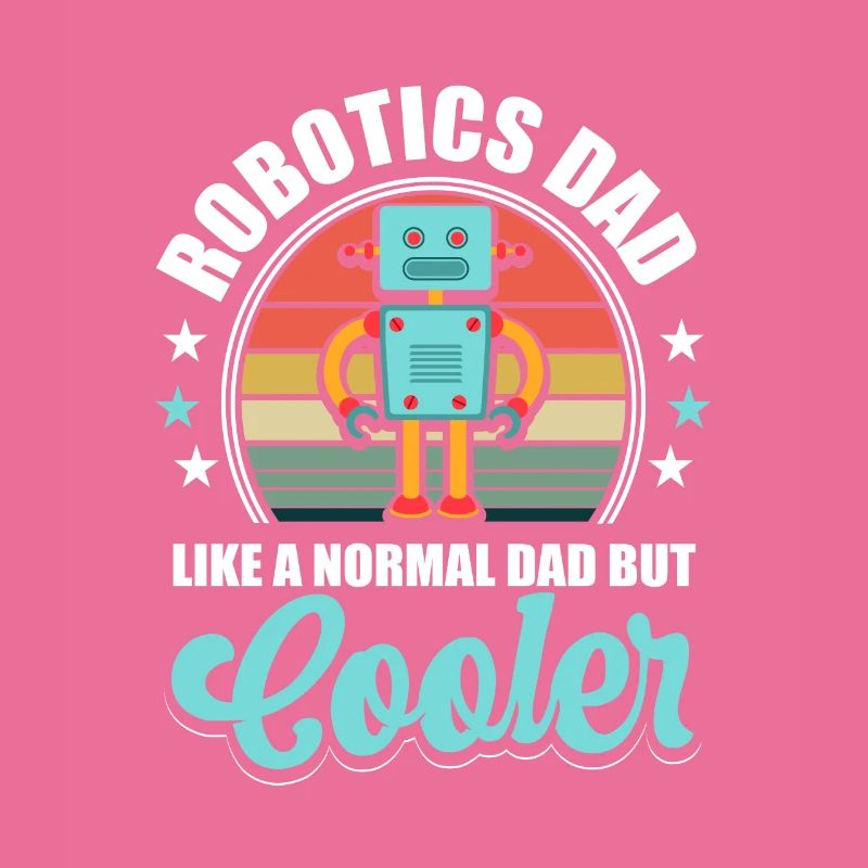 Vintage Droid Builder Robotics Papa Père Rétro