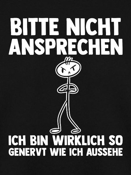 Bitte Nicht Ansprechen